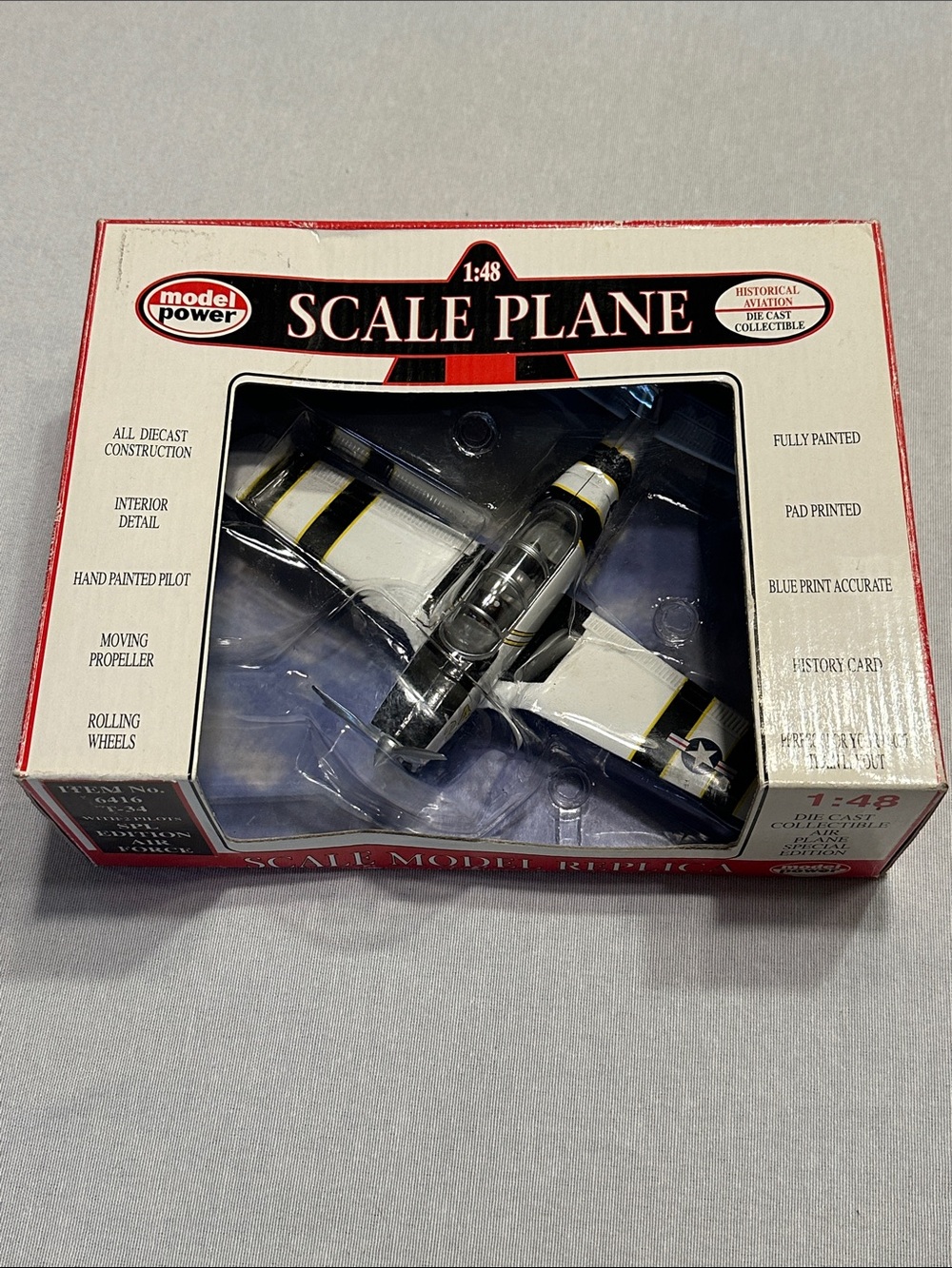 Model Power 1:48 Historical Aviation Diecast Item 6416 T-34, Air Force